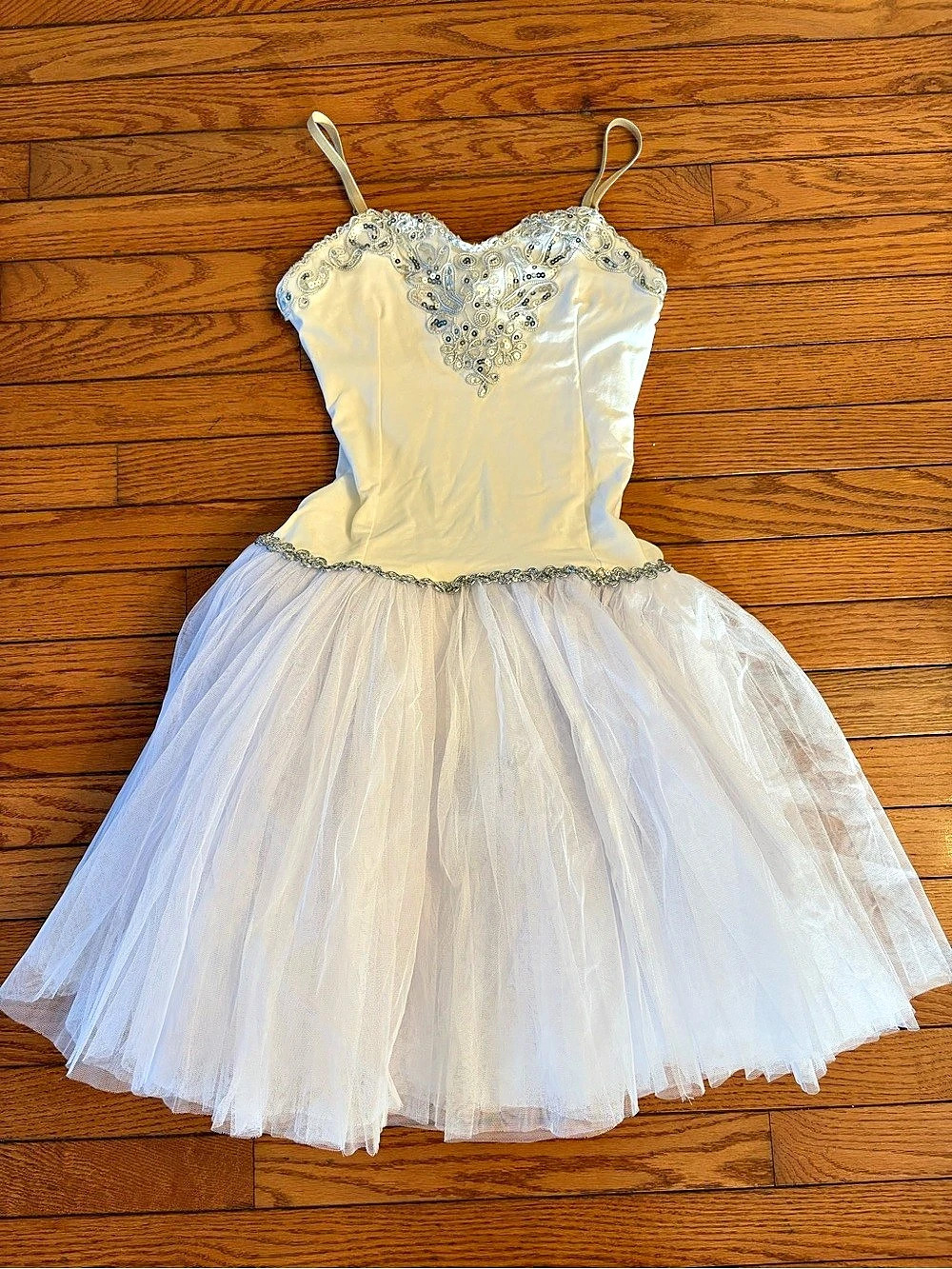 Tutu Gallery White Tulle Ballerina Dress or Halloween Costume